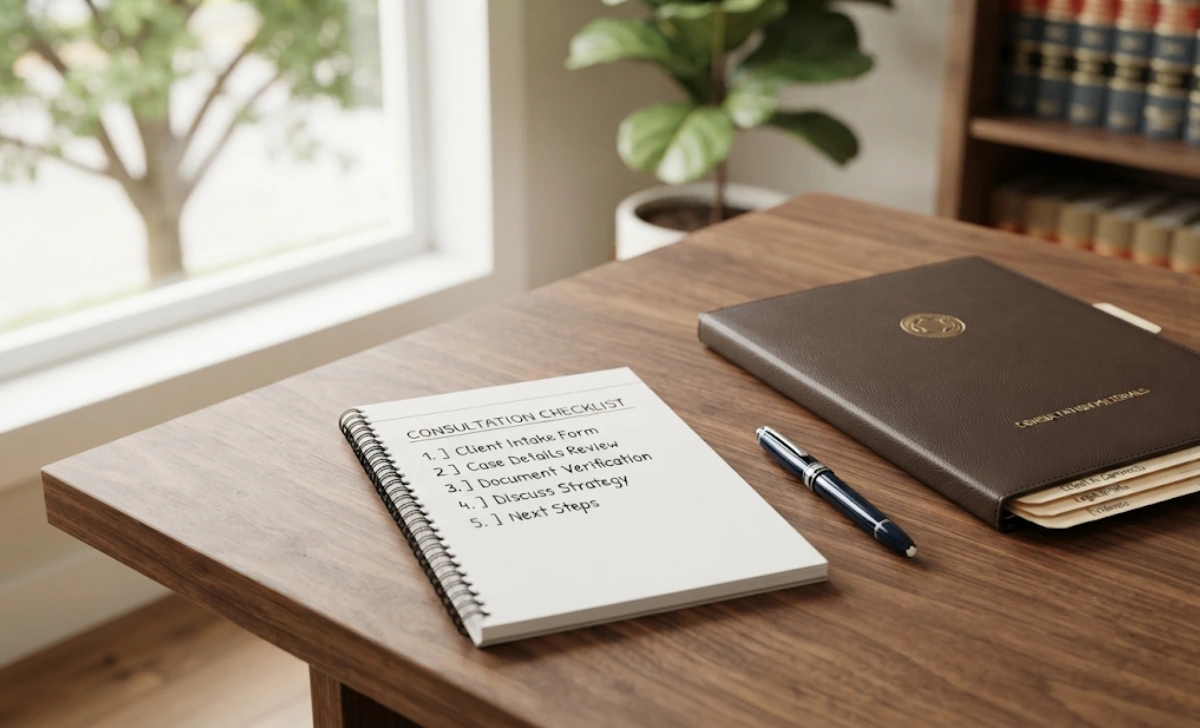 Truck Accident Attorney: How the Right Legal Help Protects Your Claim - News - Next Magazine Checklist and documents on a desk for evaluating a truck accident attorney