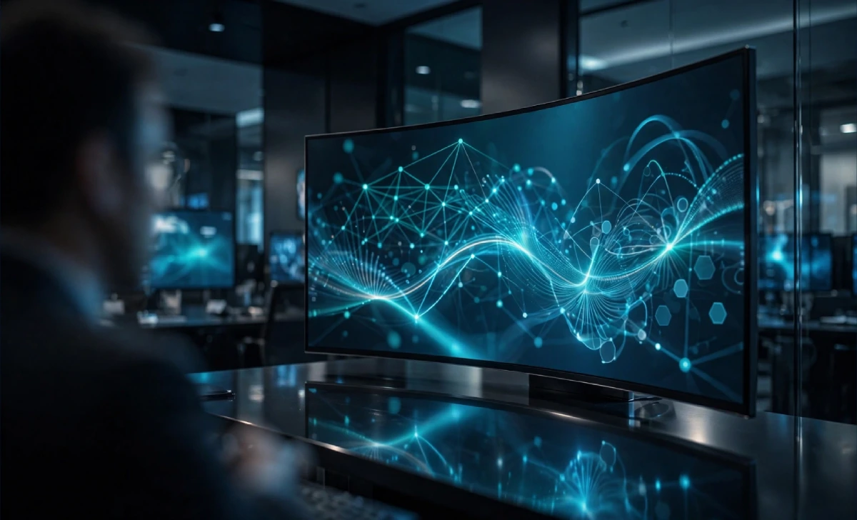 Fintech Disruption: How Financial Technology Is Transforming the Future of Finance - Business - Next Magazine Person using a mobile banking app showing fintech disruption in everyday finance
