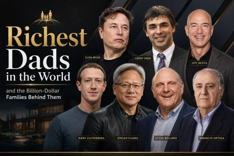 10 Richest Dads in the World and the Billion-Dollar Families Behind Them Richest dads in the world and the billion-dollar families behind them