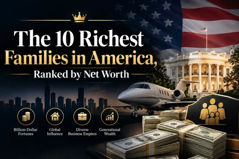 The 10 richest families in America ranked by net worth