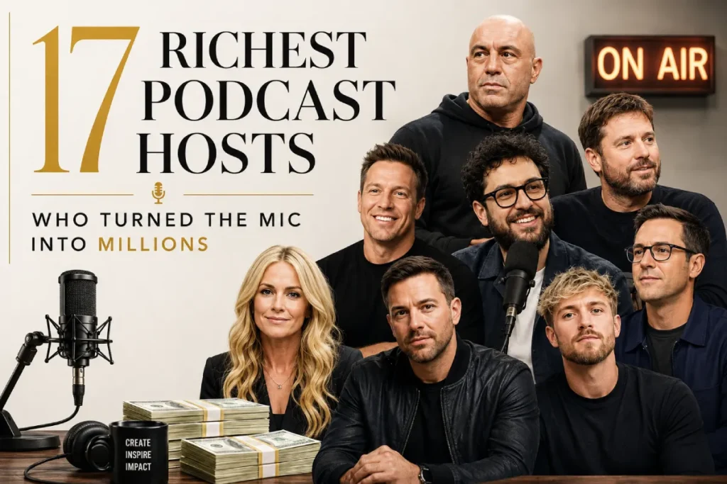 17 richest podcast hosts who turned podcasting into millions
