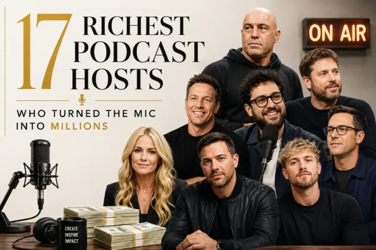 17 richest podcast hosts who turned podcasting into millions