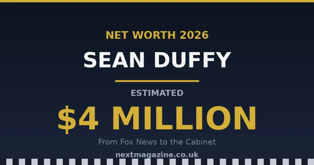 Sean Duffy net worth 2026 — estimated at $4 million